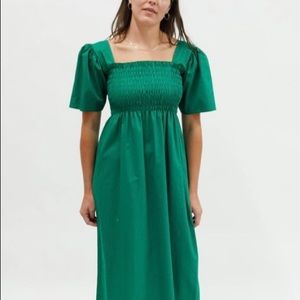 Lisa Says Gah Toni Midi dress Emerald